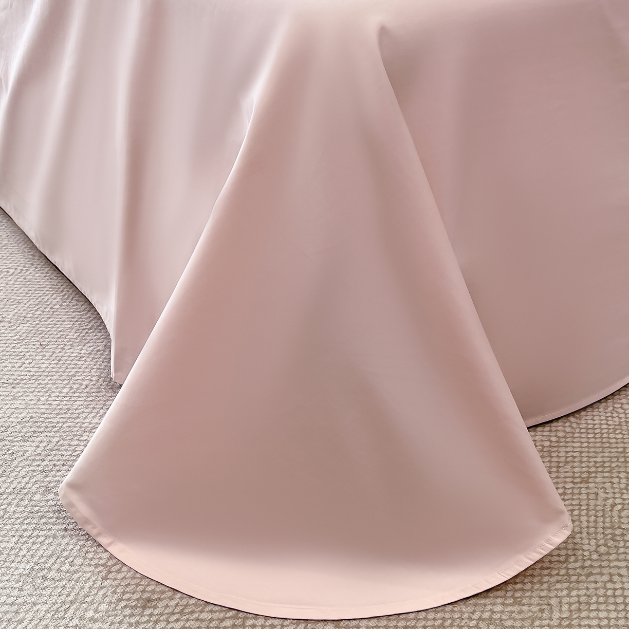 91家纺网 家纺一手货源 找家纺 置顶家纺 2025新款亲肤花卉刺绣四件套-繁星点点 繁星点点-奶白+粉