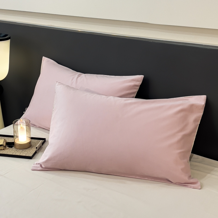 91家纺网 家纺一手货源 找家纺 印季家纺 2025新款全棉50s磨毛绣花-黑豹四件套 悠悠紫-空气灰