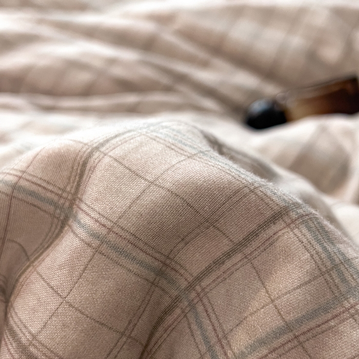 91家纺网 家纺一手货源 找家纺 米菲 2025新款全棉双层纱花边被被子被芯 简约格调