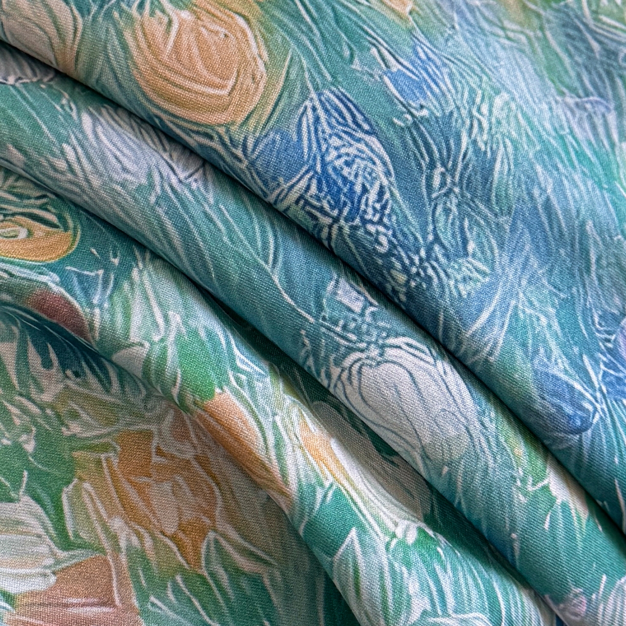 91家纺网 家纺一手货源 找家纺 置顶家纺 2025秋冬新款亲肤加厚140克磨毛四件套-普罗旺斯羽翎系列 普罗旺斯-冰蓝