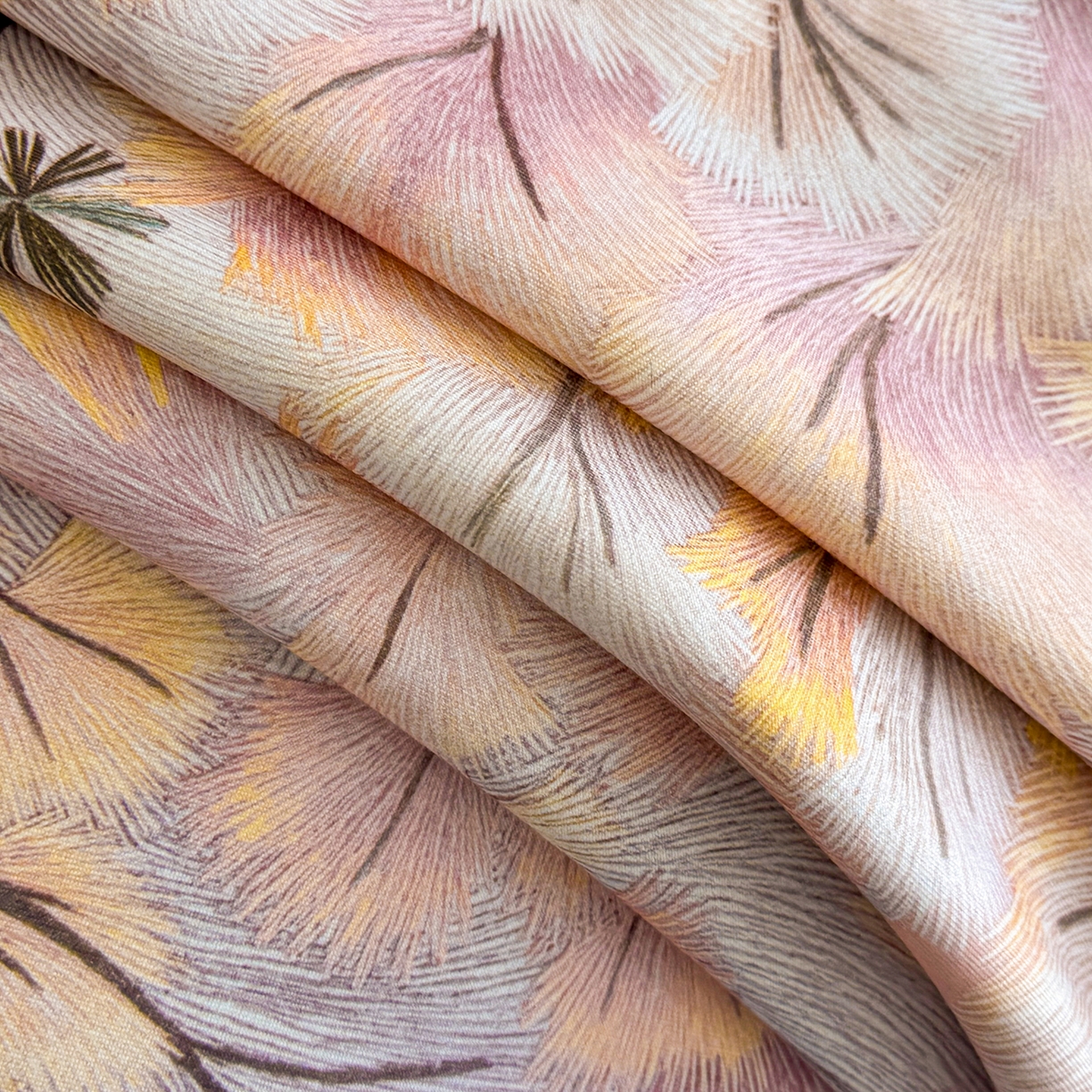 91家纺网 家纺一手货源 找家纺 置顶家纺 2025秋冬新款亲肤加厚140克磨毛四件套-普罗旺斯羽翎系列 羽翎-浅咖