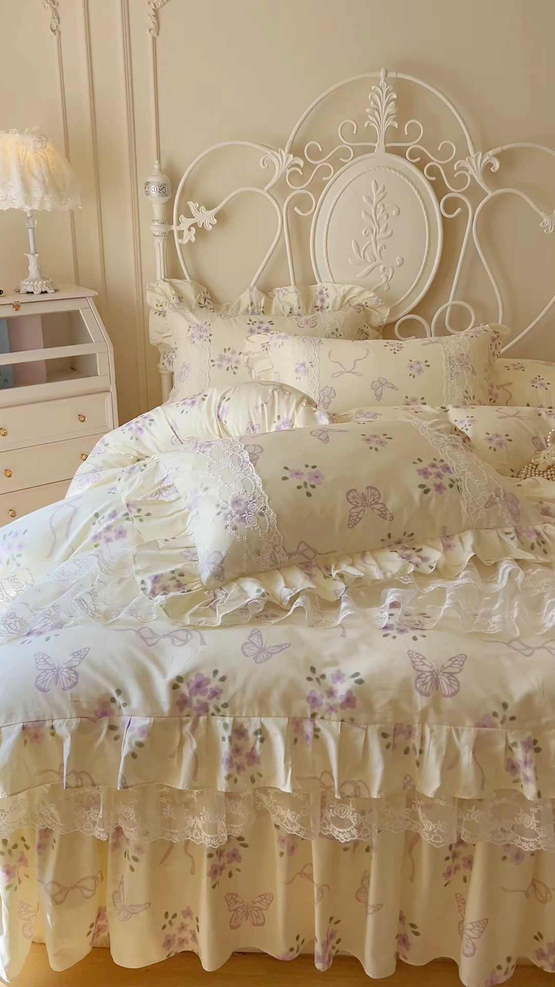 91家纺网 家纺一手货源 找家纺 （总）网红馆（ck家纺） 2025新款全棉纯棉印花13372床裙四件套