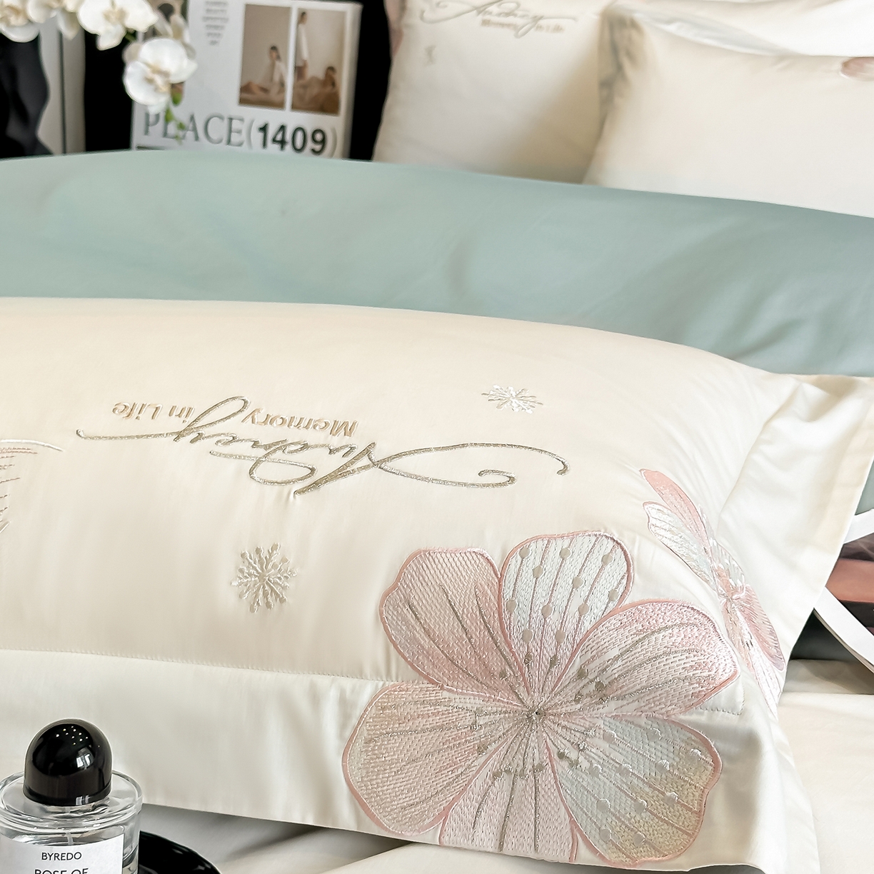 91家纺网 家纺一手货源 找家纺 （总）置顶家纺 2025新款花漾亲肤刺绣系列四件套