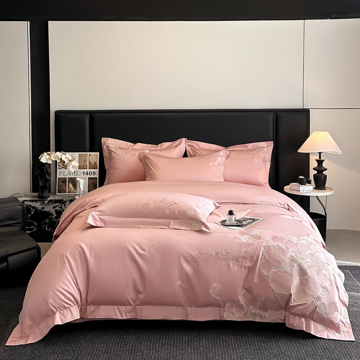 91家纺网 家纺一手货源 找家纺 （总）置顶家纺 2025新款花漾亲肤刺绣系列四件套