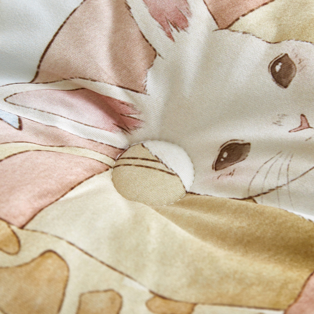 91家纺网 家纺一手货源 找家纺 荷马之梦 2025新款针织棉数码印花大版手绘原创豆豆绒被芯儿童被子春秋被冬被-梦境系列 梦境-云端演出