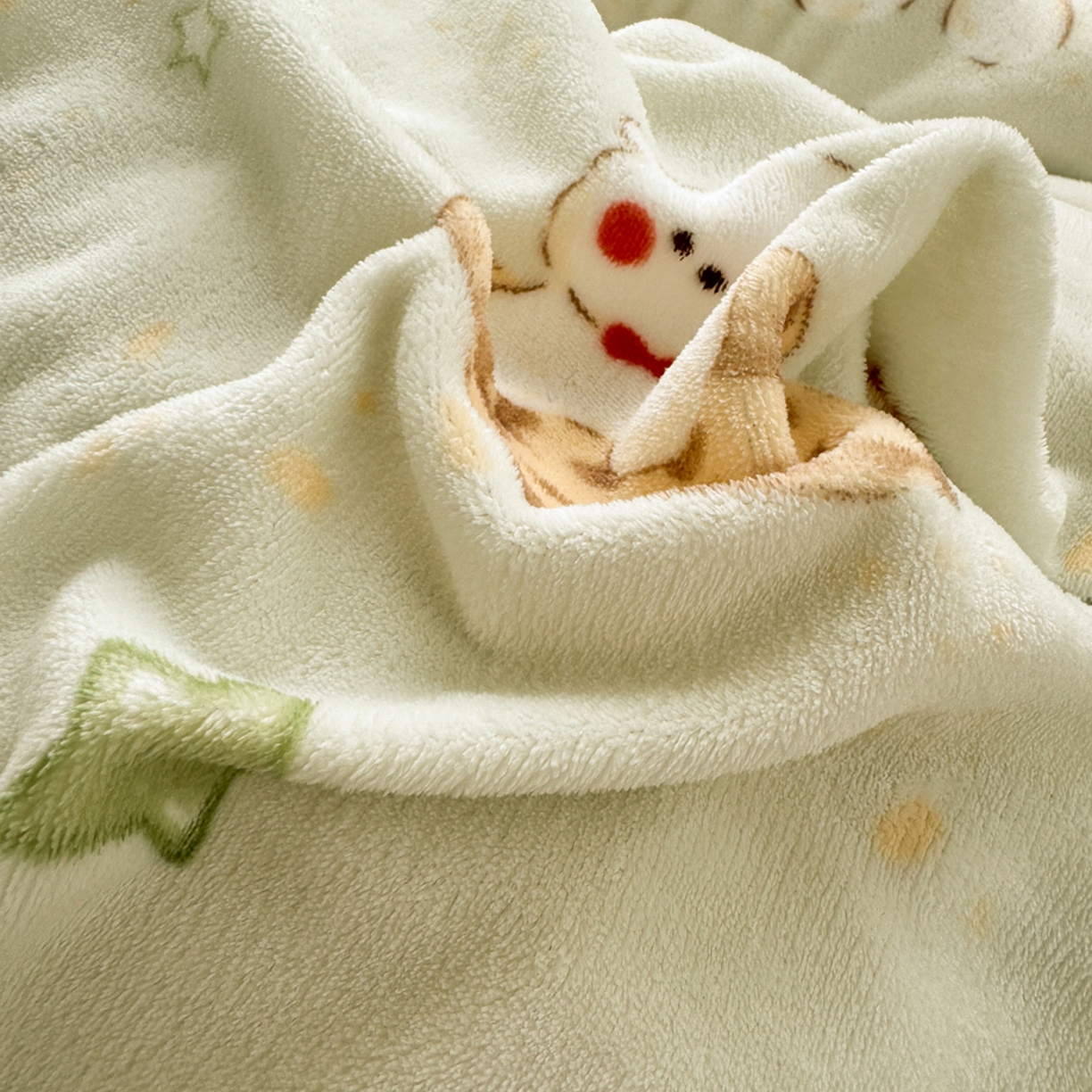 91家纺网 家纺一手货源 找家纺 沐芷 2025加厚A类牛奶绒被套被罩高克重加厚珊瑚绒四件套卡通简约加绒单被套 【绒】奶萌修狗