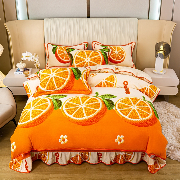 91家纺网 家纺一手货源 找家纺 （总）念家居 2025新款高克重牛奶绒四件套保暖金貂绒四件套直播爆款