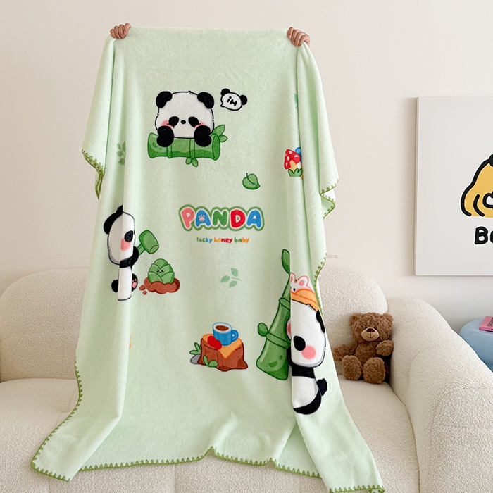 91家纺网 家纺一手货源 找家纺 （总）嗨生活 2025新款牛奶绒毛毯儿童毛毯幼儿园休闲沙发毯床单推车毯毛毯毯子