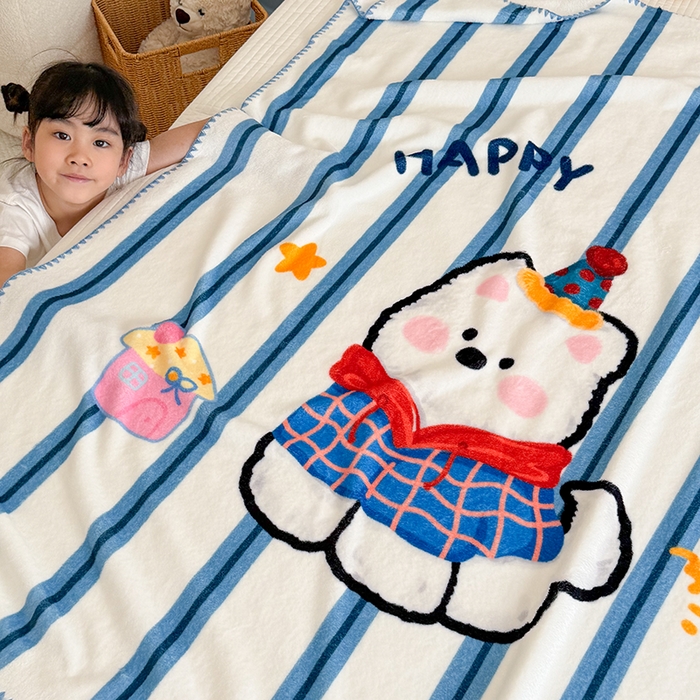 91家纺网 家纺一手货源 找家纺 嗨生活 2025新款牛奶绒毛毯儿童毛毯幼儿园休闲沙发毯床单推车毯毛毯毯子 雪地狗