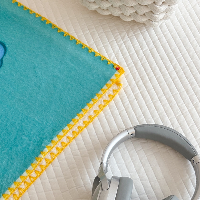 91家纺网 家纺一手货源 找家纺 嗨生活 2025新款牛奶绒毛毯儿童毛毯幼儿园休闲沙发毯床单推车毯毛毯毯子 动物乐园