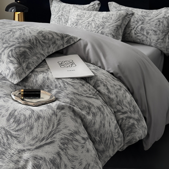 91家纺网 家纺一手货源 找家纺 （总）朵希曼 2025新款轻奢全棉提花系列四件套