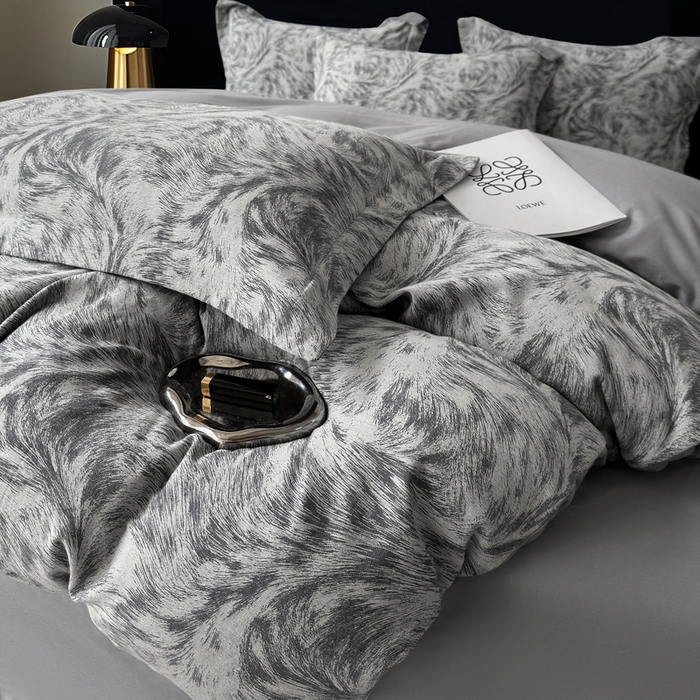 91家纺网 家纺一手货源 找家纺 （总）朵希曼 2025新款轻奢全棉提花系列四件套