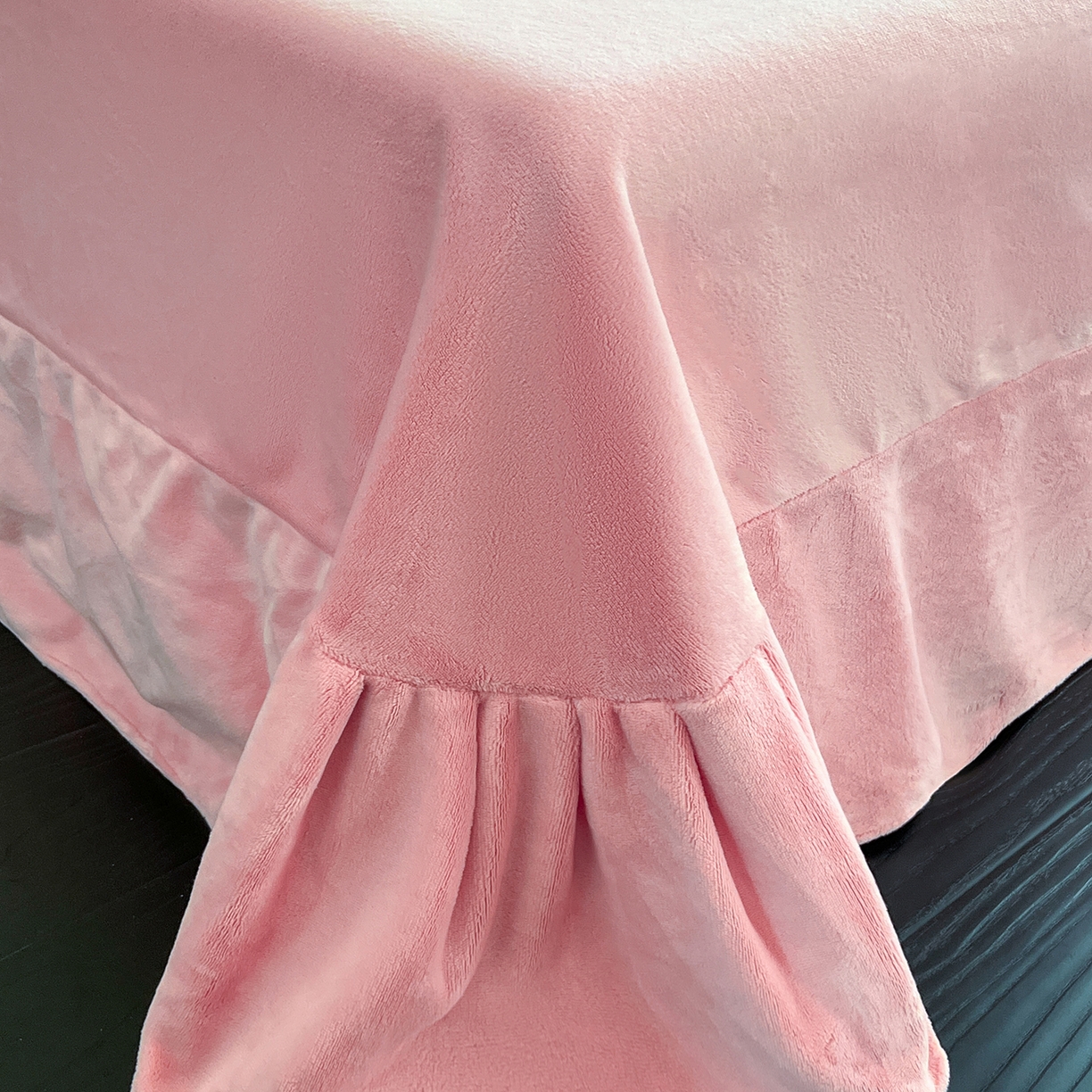 91家纺网 家纺一手货源 找家纺 （总）诺梵家纺 2025新款兔毛包边中式绣花四件套-苏颜