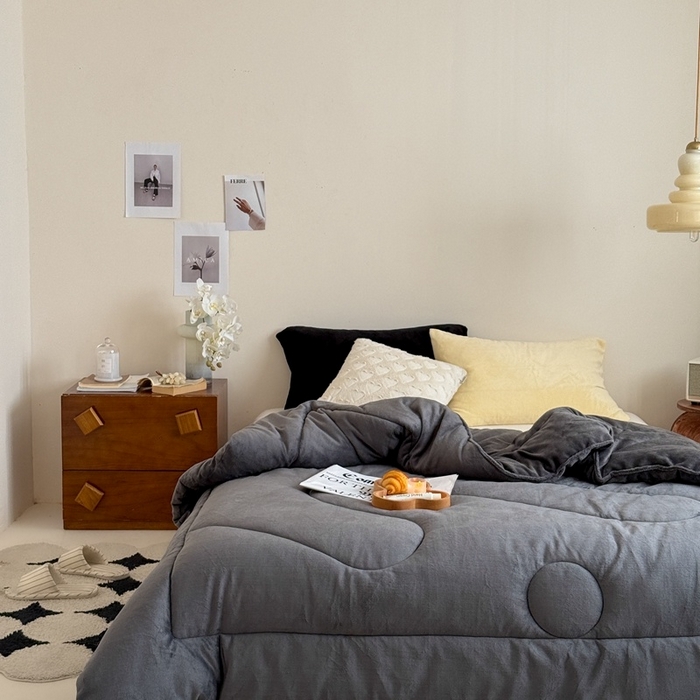 91家纺网 家纺一手货源 找家纺 （总）申龙家纺 2025新款牛奶绒冬被