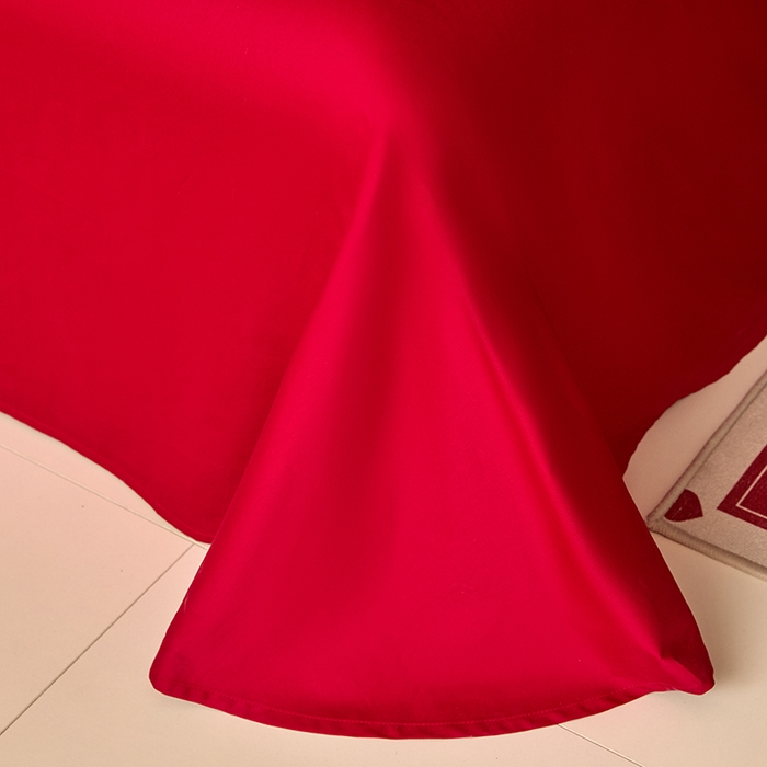 91家纺网 家纺一手货源 找家纺 （总）置顶家纺 2024新款婚庆亲肤贴布绣四件套-Mylove