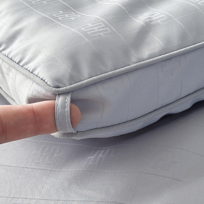 91家纺网 家纺一手货源 找家纺 置顶家纺 2024新款贡缎提花大豆纤维被子被芯--实拍图 串串格-经典灰