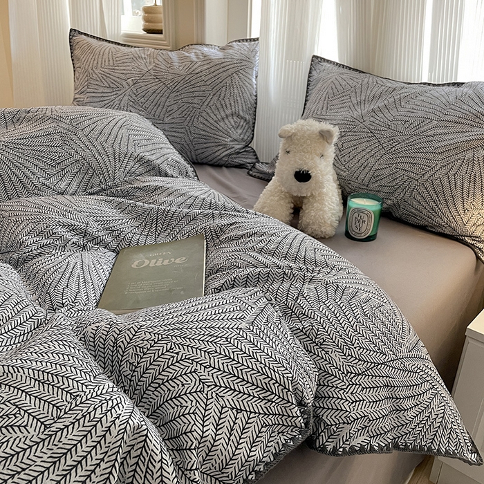 91家纺网 家纺一手货源 找家纺 （总）置顶家纺 2024新款亲肤加厚磨毛四件套-觅咖