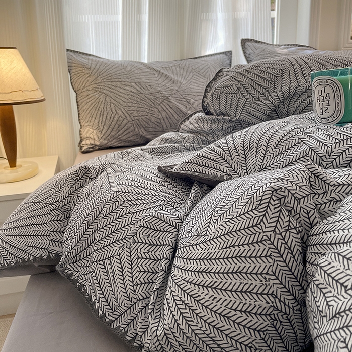 91家纺网 家纺一手货源 找家纺 （总）置顶家纺 2024新款亲肤加厚磨毛四件套-觅咖