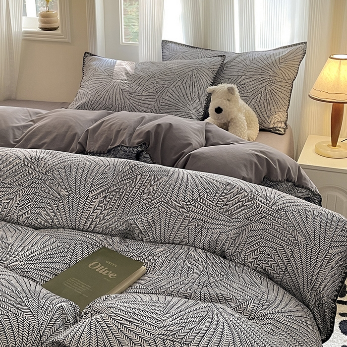 91家纺网 家纺一手货源 找家纺 （总）置顶家纺 2024新款亲肤加厚磨毛四件套-觅咖