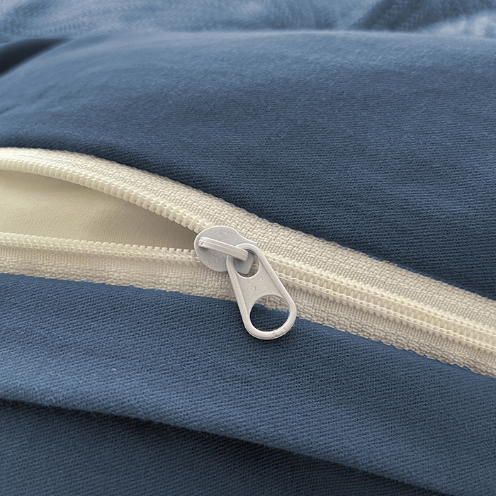 91家纺网 家纺一手货源 找家纺 置顶家纺 2024新款亲肤加厚磨毛四件套-觅咖 觅咖-蓝灰