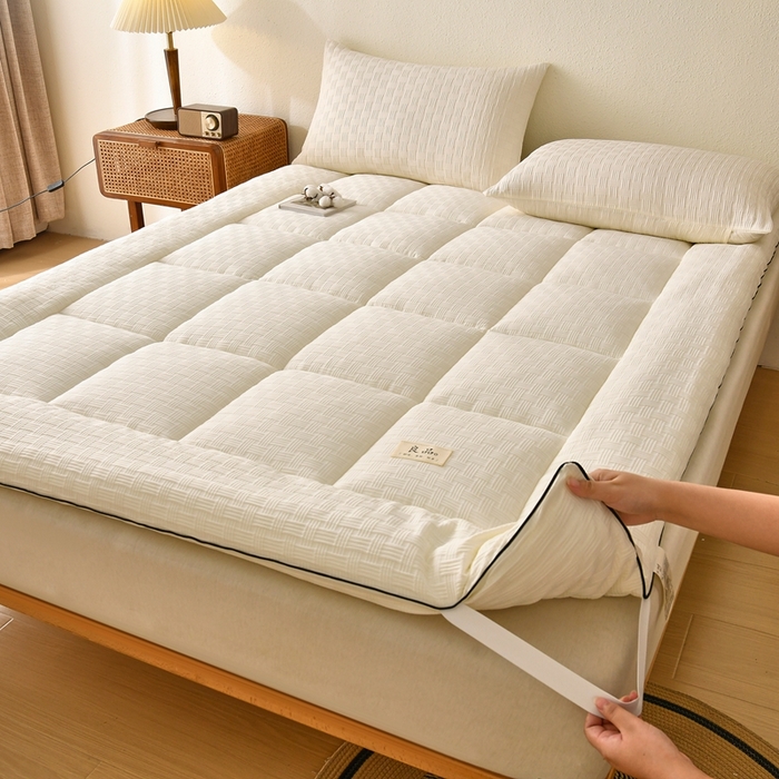 91家纺网 家纺一手货源 找家纺 （总）培童家纺 2025华夫格床垫四季款学生宿舍单人床褥子榻榻米双人家用软床垫