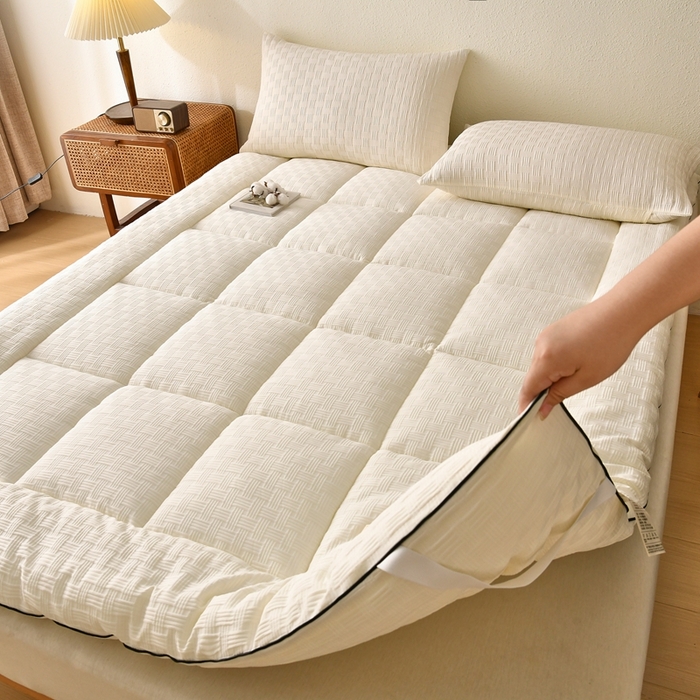 91家纺网 家纺一手货源 找家纺 （总）培童家纺 2025华夫格床垫四季款学生宿舍单人床褥子榻榻米双人家用软床垫