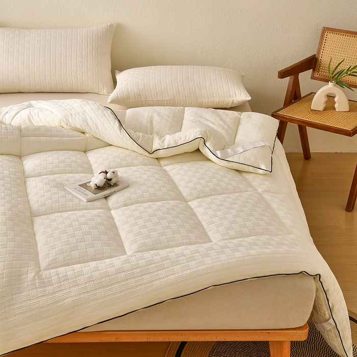 91家纺网 家纺一手货源 找家纺 （总）培童家纺 2025华夫格床垫四季款学生宿舍单人床褥子榻榻米双人家用软床垫