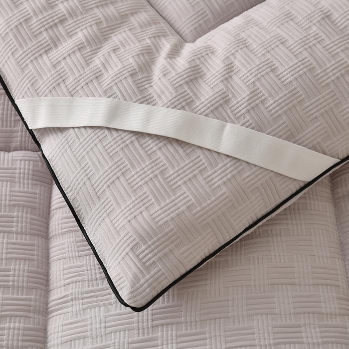 91家纺网 家纺一手货源 找家纺 培童家纺 2025华夫格床垫四季款学生宿舍单人床褥子榻榻米双人家用软床垫 华夫格-灰