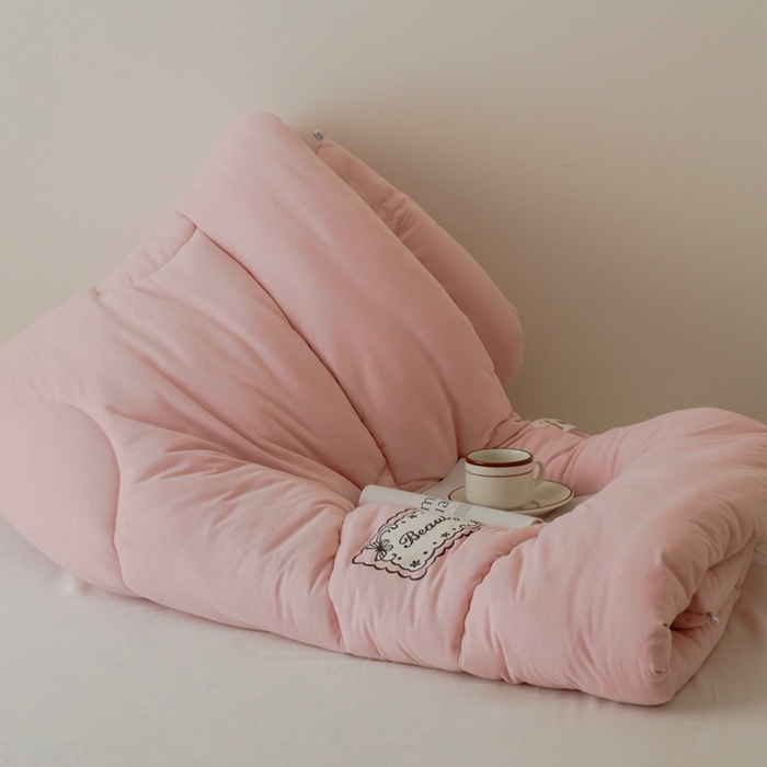 91家纺网 家纺一手货源 找家纺 申龙家纺 2025新款火岩暖绒冬被 木兰粉