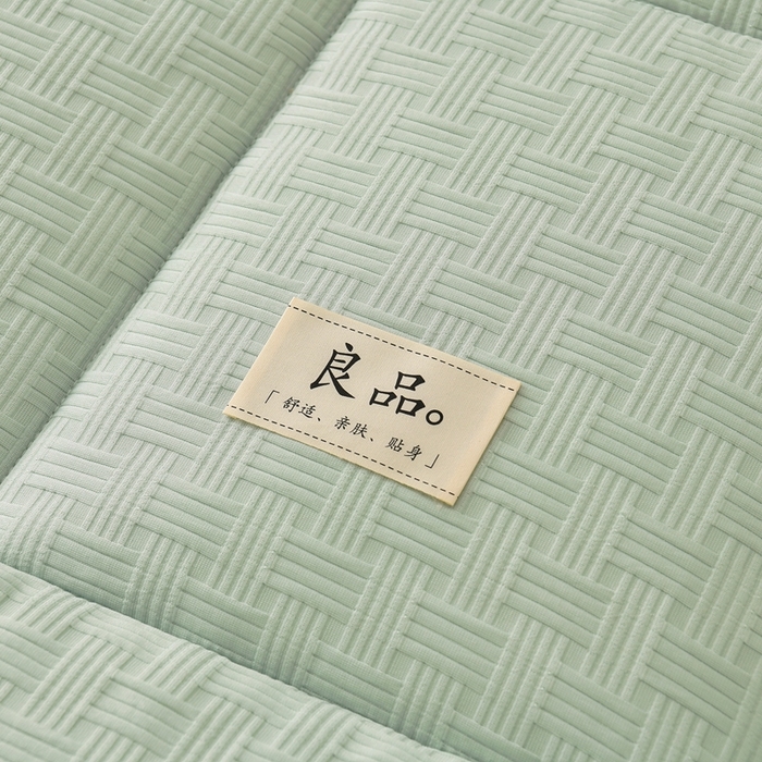 91家纺网 家纺一手货源 找家纺 培童家纺 2025华夫格床垫四季款学生宿舍单人床褥子榻榻米双人家用软床垫 华夫格-绿