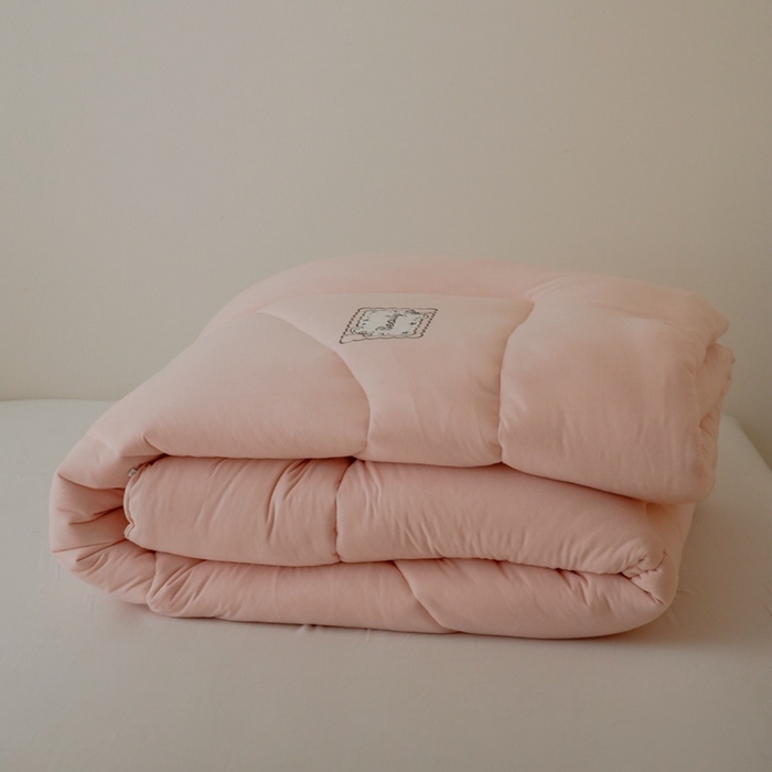 91家纺网 家纺一手货源 找家纺 申龙家纺 2025新款火岩暖绒冬被 暖玉纱