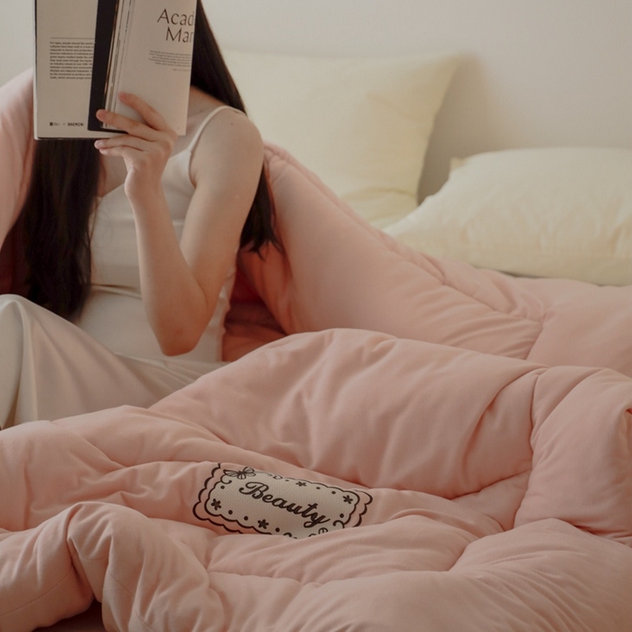 91家纺网 家纺一手货源 找家纺 申龙家纺 2025新款火岩暖绒冬被 暖玉纱