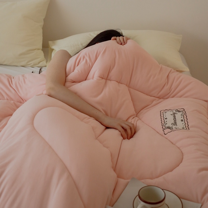 91家纺网 家纺一手货源 找家纺 申龙家纺 2025新款火岩暖绒冬被 暖玉纱