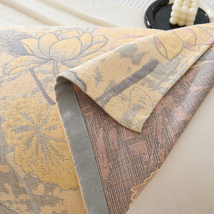 91家纺网 家纺一手货源 找家纺 （总）棠薇家纺 2025新款纯棉枕巾一对装男生100全棉枕头巾防头油轻奢高级感棉麻手感