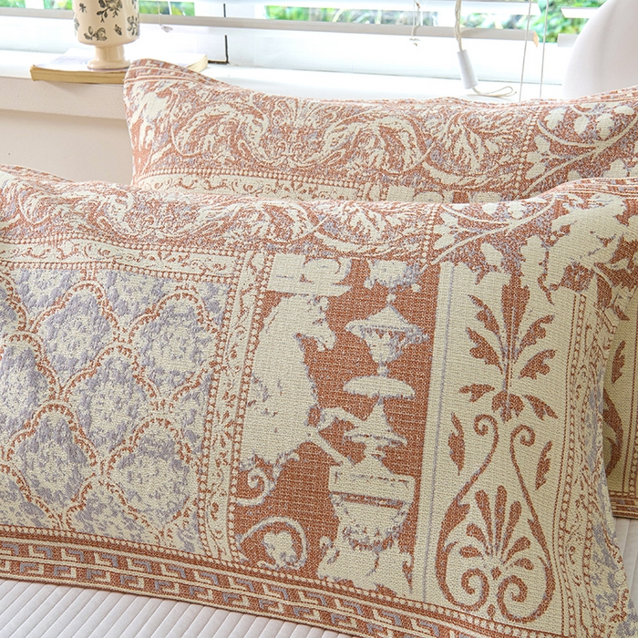 91家纺网 家纺一手货源 找家纺 棠薇家纺 2025新款纯棉枕巾一对装男生100全棉枕头巾防头油轻奢高级感棉麻手感 骑士