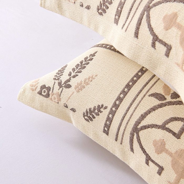 91家纺网 家纺一手货源 找家纺 棠薇家纺 2025新款纯棉枕巾一对装男生100全棉枕头巾防头油轻奢高级感棉麻手感 花卉