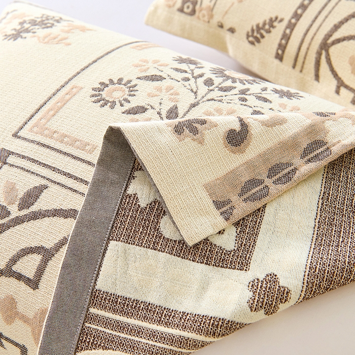 91家纺网 家纺一手货源 找家纺 棠薇家纺 2025新款纯棉枕巾一对装男生100全棉枕头巾防头油轻奢高级感棉麻手感 花卉