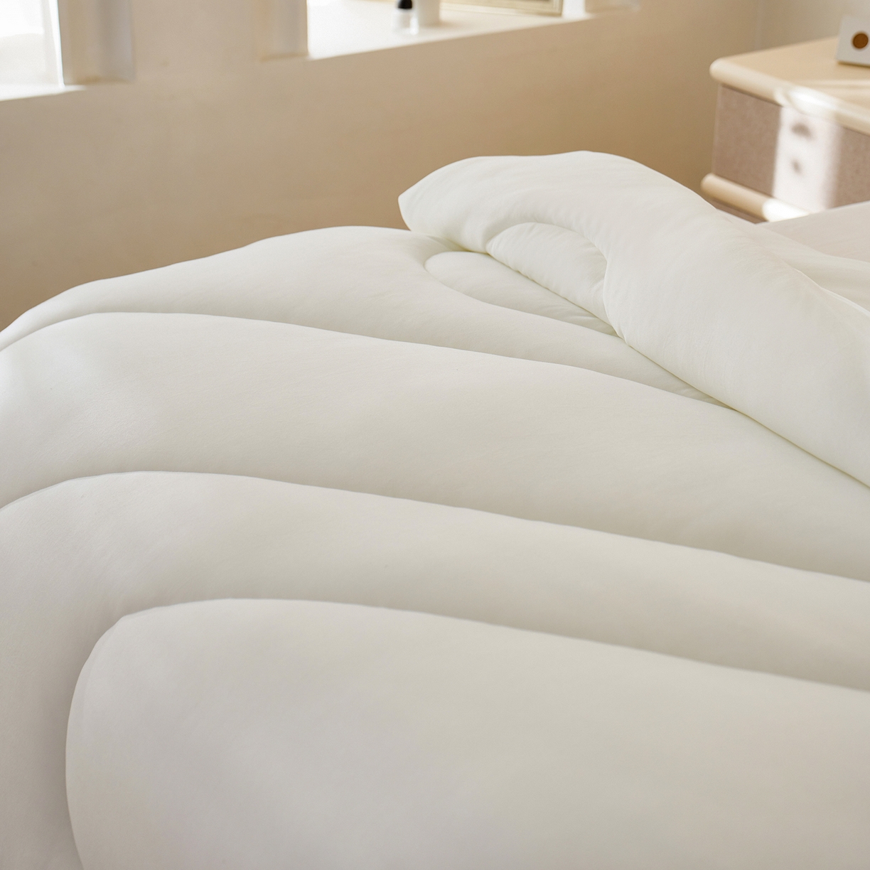 91家纺网 家纺一手货源 找家纺 （总）安莱生活 2025新品37度恒温被被子被芯-风格一