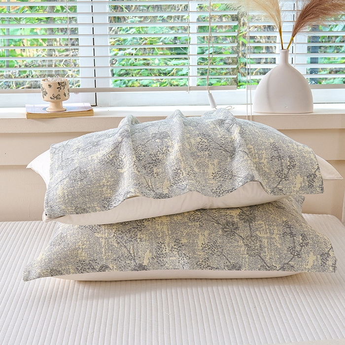 91家纺网 家纺一手货源 找家纺 棠薇家纺 2025新款纯棉枕巾一对装男生100全棉枕头巾防头油轻奢高级感棉麻手感 渐变花