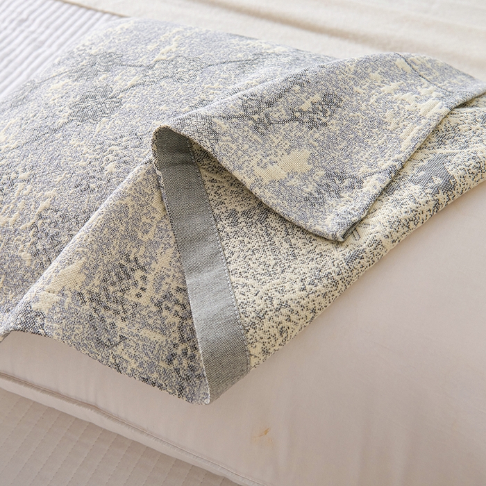 91家纺网 家纺一手货源 找家纺 棠薇家纺 2025新款纯棉枕巾一对装男生100全棉枕头巾防头油轻奢高级感棉麻手感 渐变花