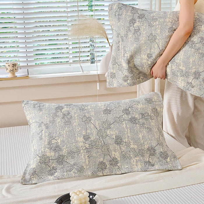 91家纺网 家纺一手货源 找家纺 棠薇家纺 2025新款纯棉枕巾一对装男生100全棉枕头巾防头油轻奢高级感棉麻手感 渐变花