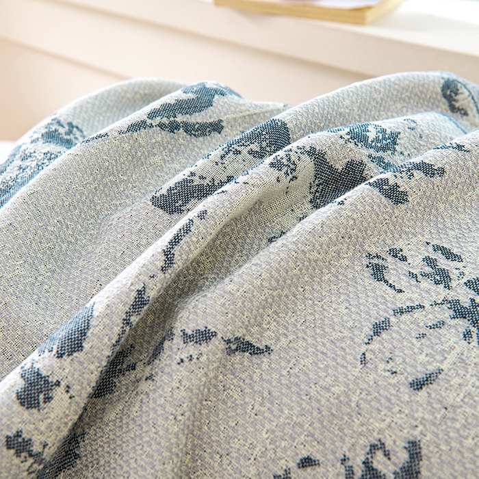 91家纺网 家纺一手货源 找家纺 棠薇家纺 2025新款纯棉枕巾一对装男生100全棉枕头巾防头油轻奢高级感棉麻手感 水墨丹青