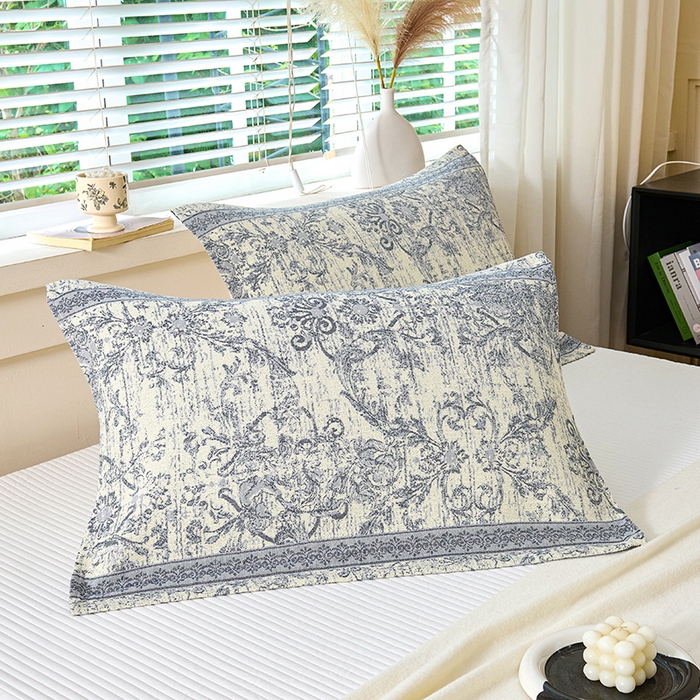 91家纺网 家纺一手货源 找家纺 棠薇家纺 2025新款纯棉枕巾一对装男生100全棉枕头巾防头油轻奢高级感棉麻手感 艺术