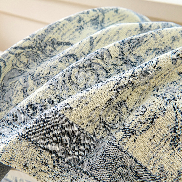 91家纺网 家纺一手货源 找家纺 棠薇家纺 2025新款纯棉枕巾一对装男生100全棉枕头巾防头油轻奢高级感棉麻手感 艺术