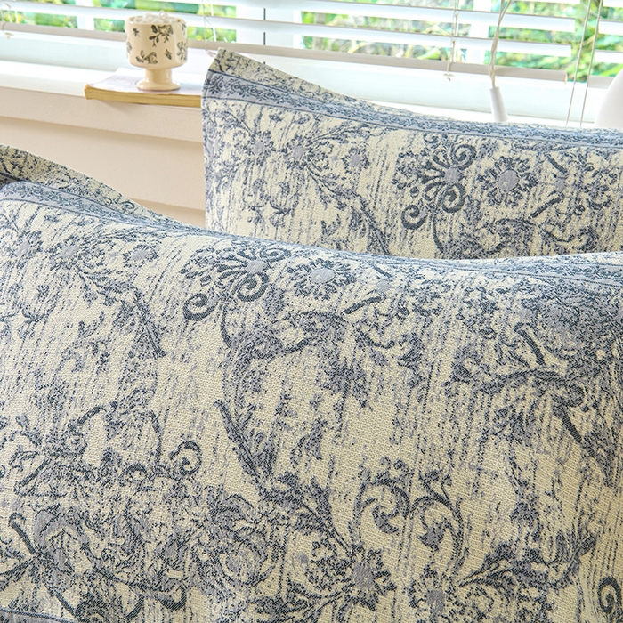 91家纺网 家纺一手货源 找家纺 棠薇家纺 2025新款纯棉枕巾一对装男生100全棉枕头巾防头油轻奢高级感棉麻手感 艺术