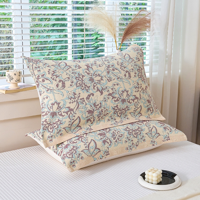 91家纺网 家纺一手货源 找家纺 棠薇家纺 2025新款纯棉枕巾一对装男生100全棉枕头巾防头油轻奢高级感棉麻手感 印象之美