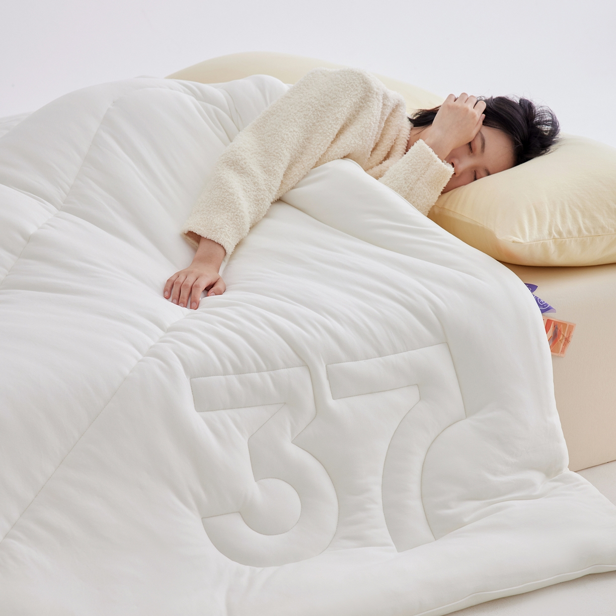 91家纺网 家纺一手货源 找家纺 （总）安莱生活 2025新品37度恒温被被子被芯-风格二