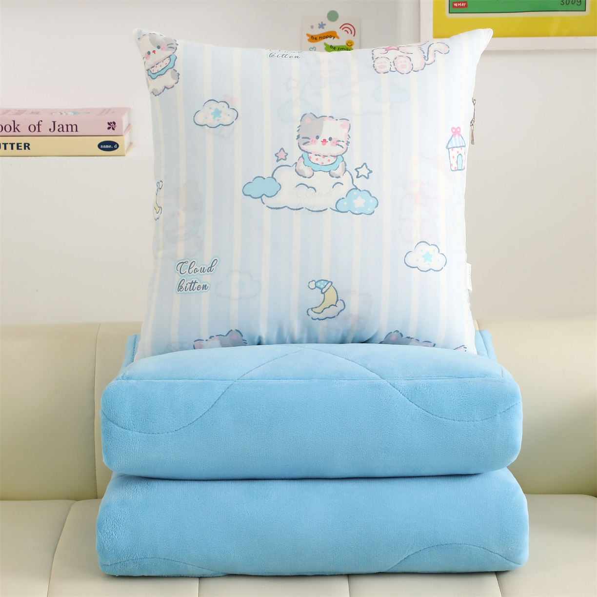 91家纺网 家纺一手货源 找家纺 （总）照世家纺 2025新款棉加绒抱枕被（控价低于零售价的链接 一经发现直接投诉下架 感谢大家的支持 控价是优惠券后不能低于40的68 45的99 50的139）