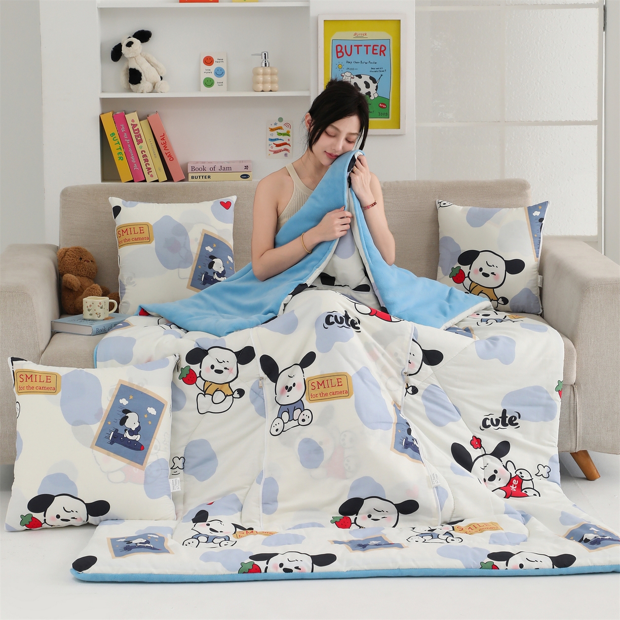 91家纺网 家纺一手货源 找家纺 （总）照世家纺 2025新款棉加绒抱枕被（控价低于零售价的链接 一经发现直接投诉下架 感谢大家的支持 控价是优惠券后不能低于40的68 45的99 50的139）