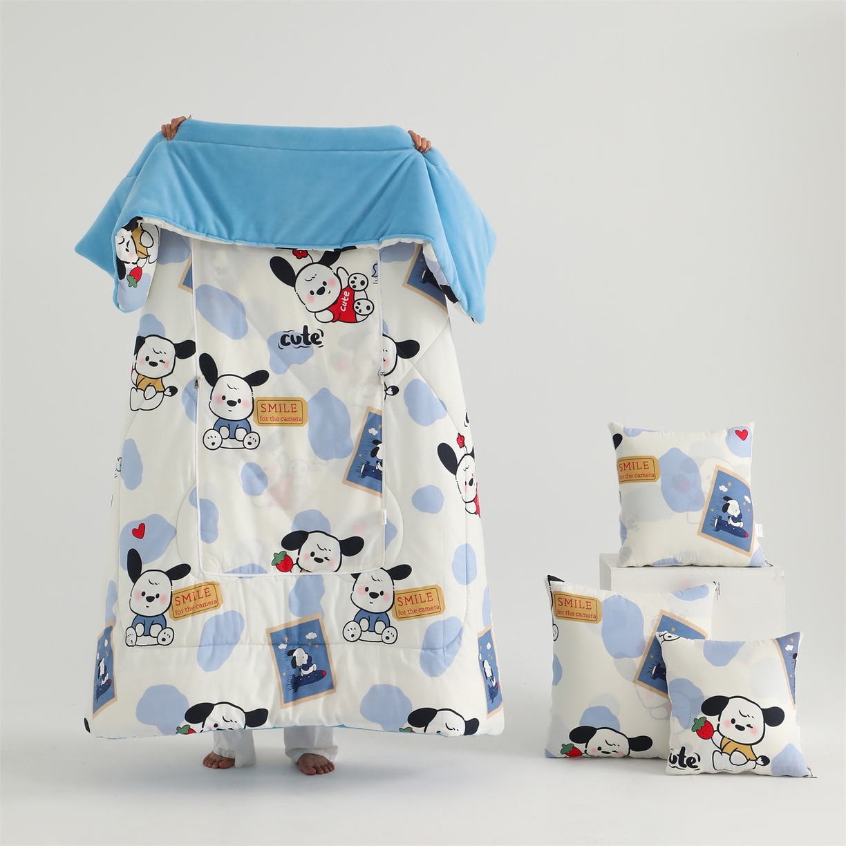 91家纺网 家纺一手货源 找家纺 照世家纺 2025新款棉加绒抱枕被（控价低于零售价的链接 一经发现直接投诉下架 感谢大家的支持 控价是优惠券后不能低于40的68 45的99 50的139） 奥利夹心